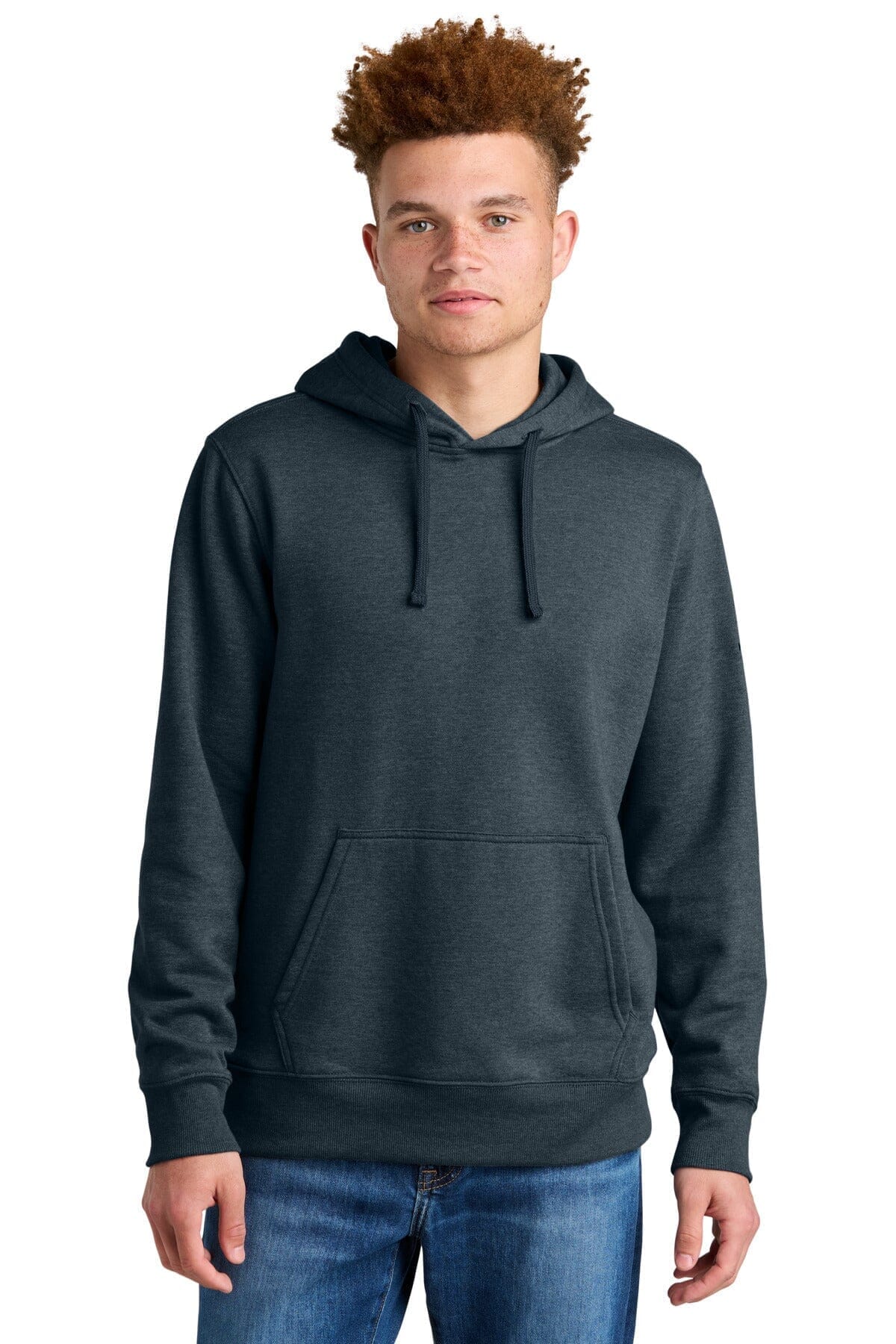 The North Face Sleeve Logo Pullover Hoodie LS Urban Navy Heather S