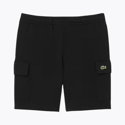 Lacoste Cotton Fleece Cargo Shorts LS Black S