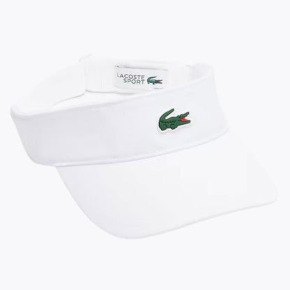 Lacoste Diamond Taffeta Sport Visor LS White