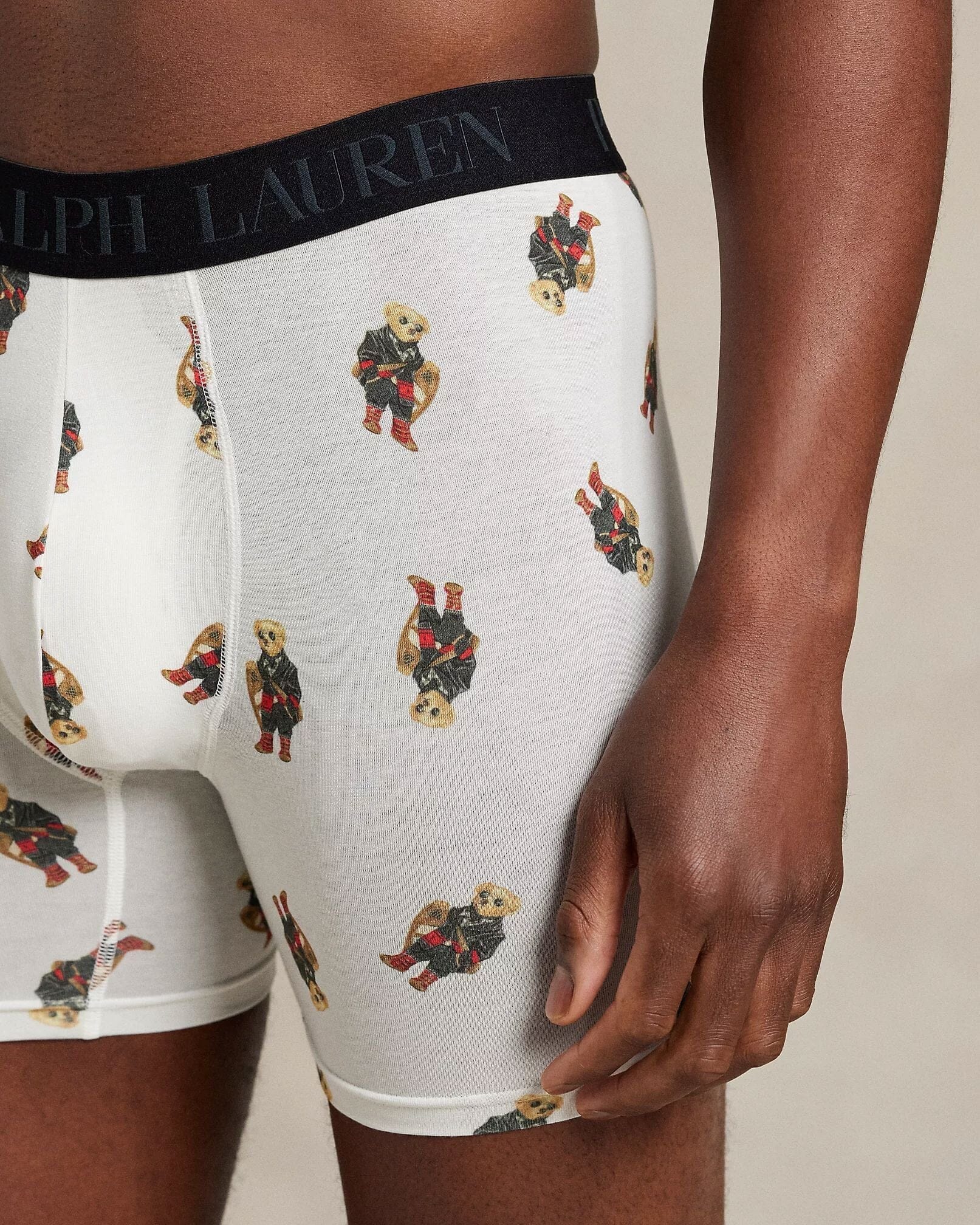 Ralph Lauren 4D-Flex Polo Bear Boxer Brief 3-Pack LS