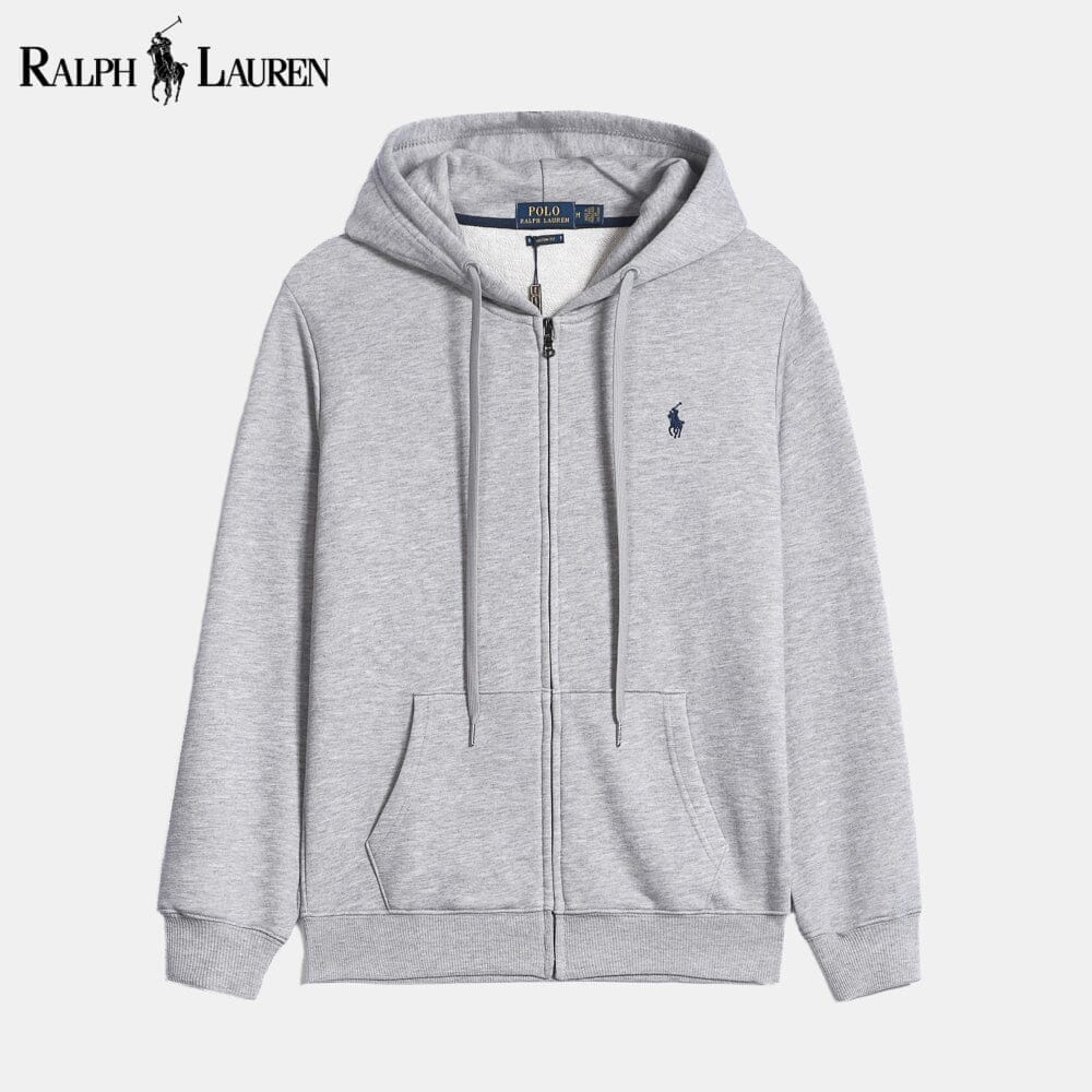 Ralph Lauren Classic Essential Cotton Hoodie LS Grey S