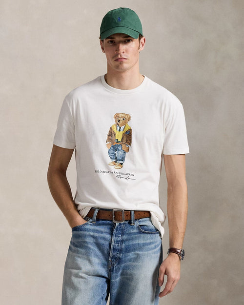 Ralph Lauren Classic Fit Polo Bear Jersey T-Shirt LS