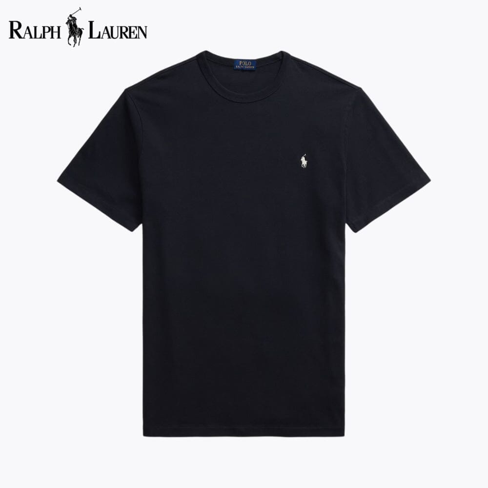 Ralph Lauren Jersey Crewneck T-Shirt LS Black S