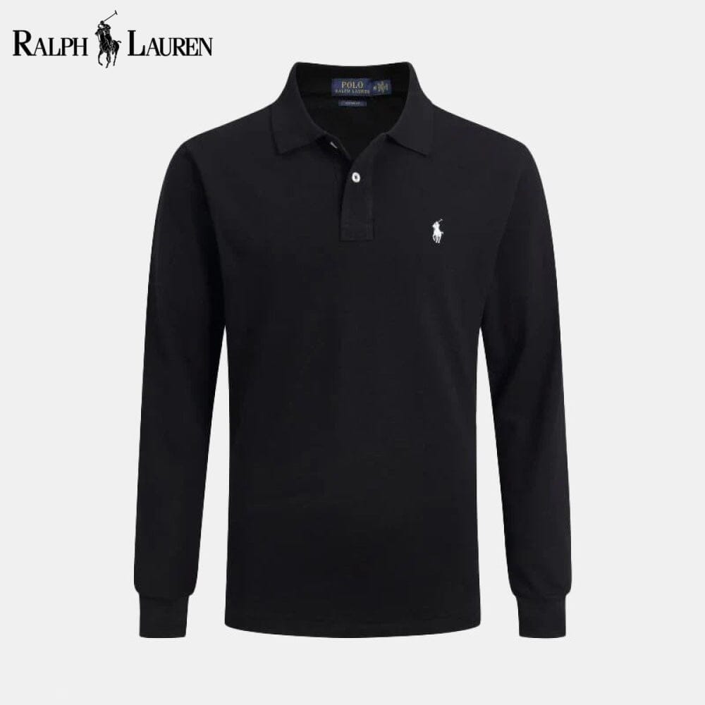 Ralph Lauren Long Slim Fit Dress Shirt LS Black S