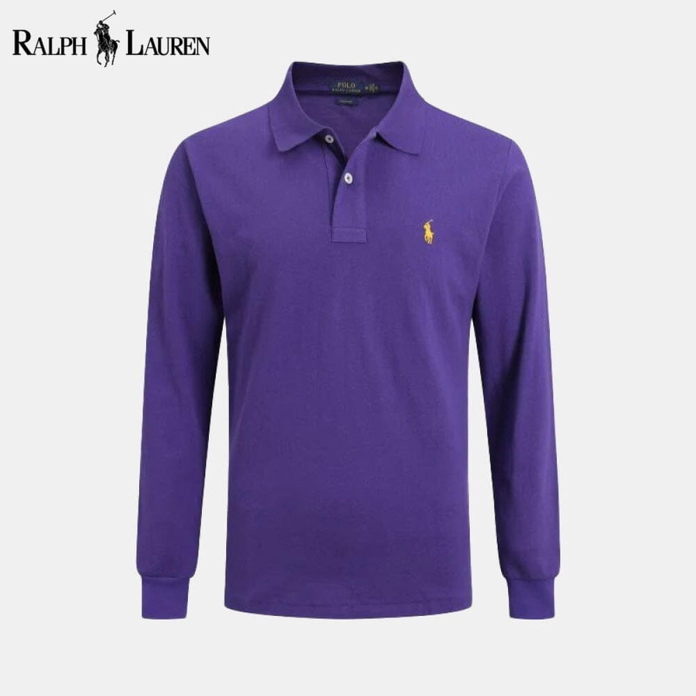 Ralph Lauren Long Slim Fit Dress Shirt LS Purple S