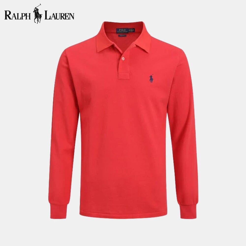 Ralph Lauren Long Slim Fit Dress Shirt LS Red S