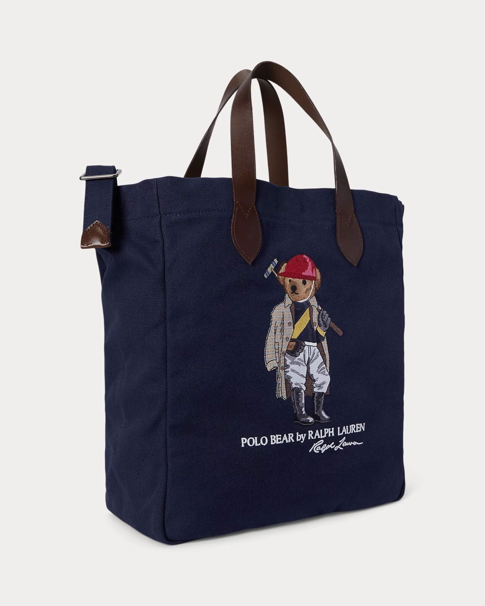 Ralph Lauren Polo Bear Canvas Shopper Tote LS