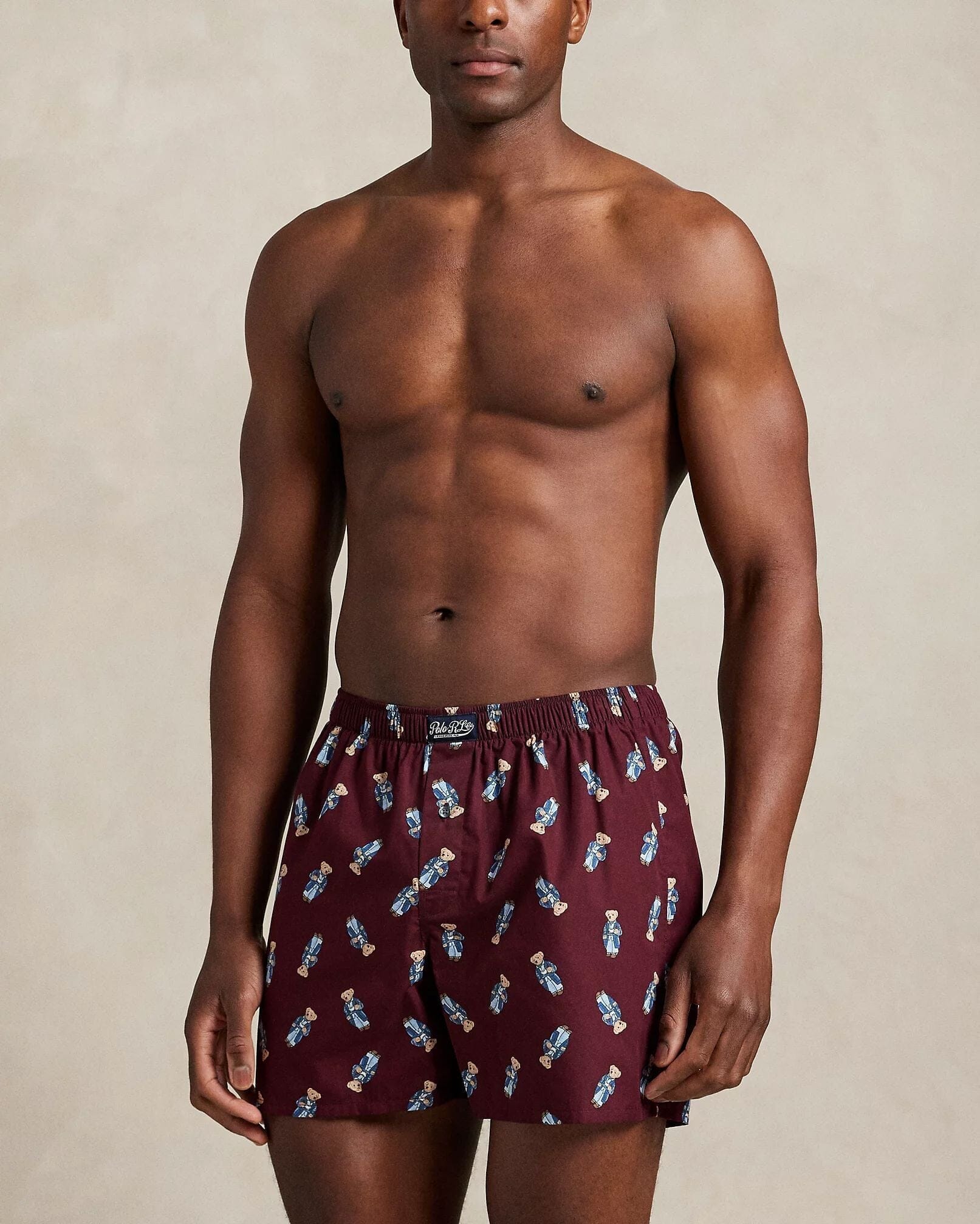 Ralph Lauren Polo Bear Cotton Boxer LS