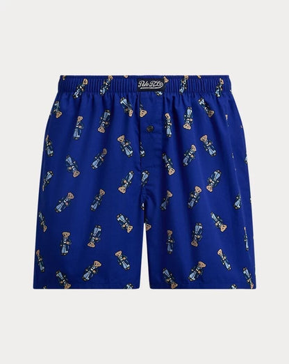 Ralph Lauren Polo Bear Cotton Boxer LS Heritage Royal S