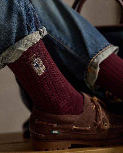Ralph Lauren Polo Bear Crew 3-Sock Gift Set LS