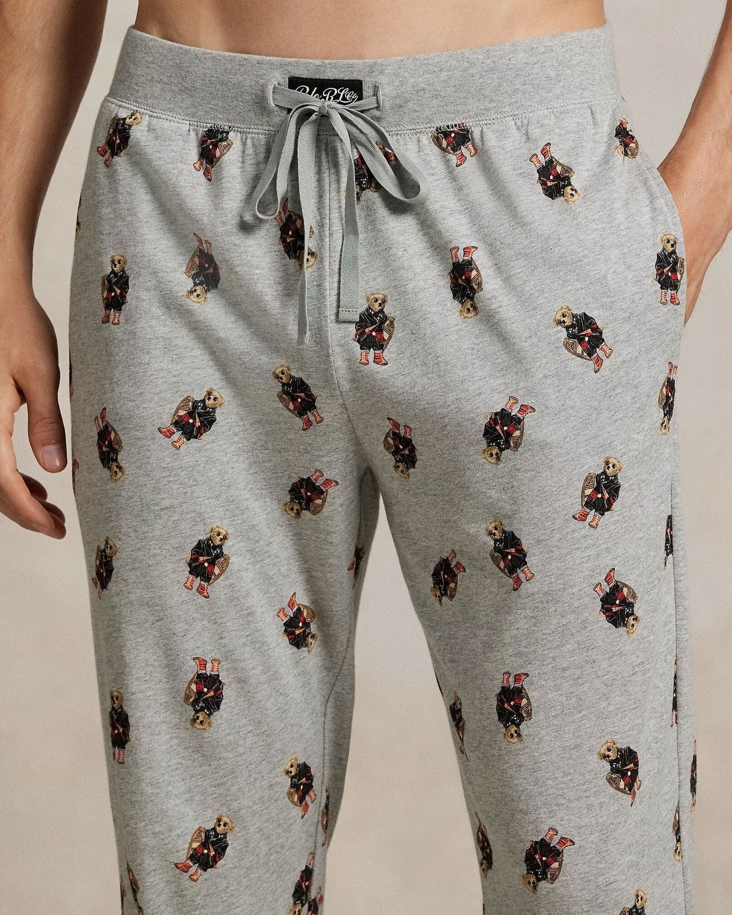 Ralph Lauren Polo Bear Jersey Sleep Set LS