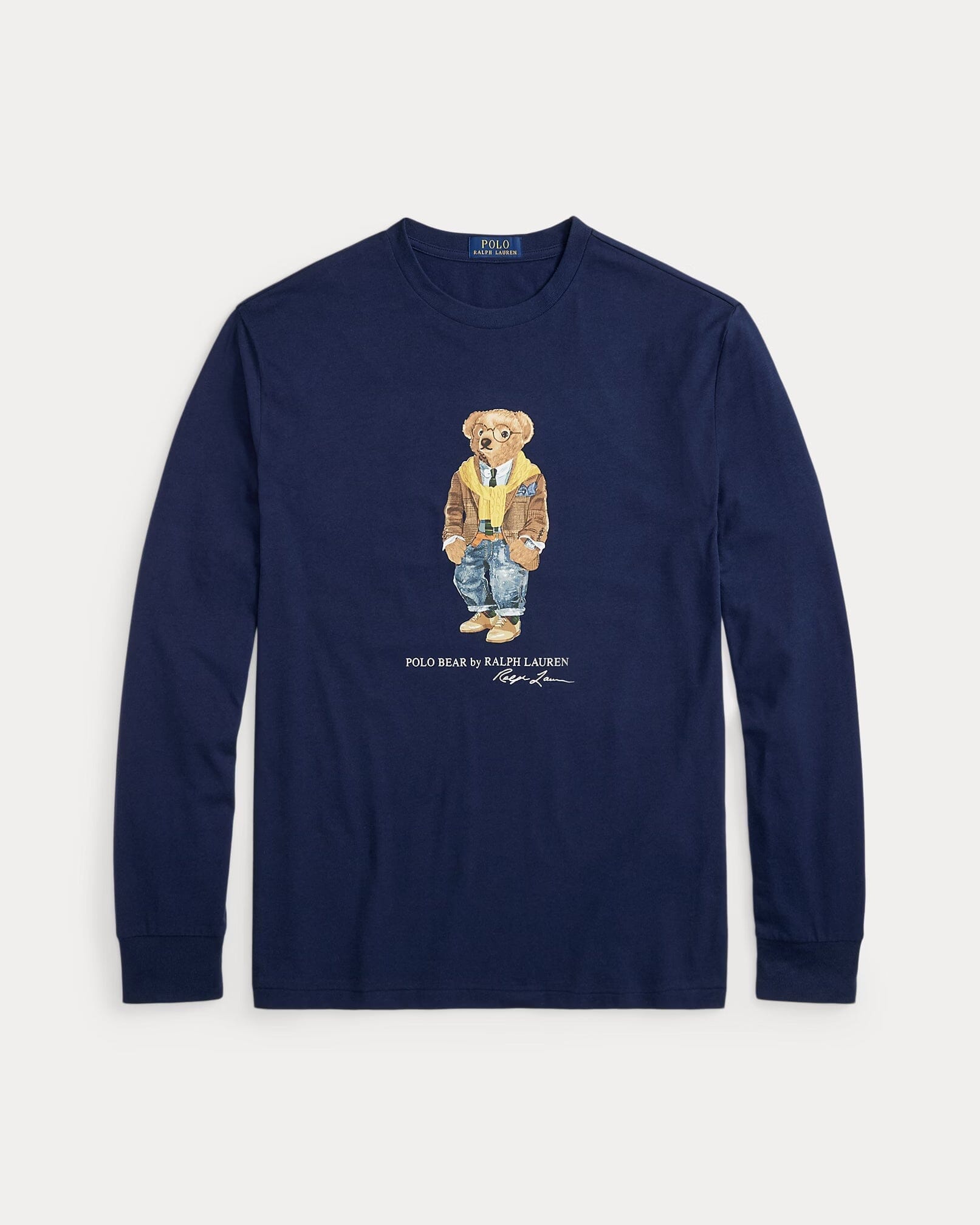Ralph Lauren Polo Bear Jersey T-Shirt In A Classic Fit LS