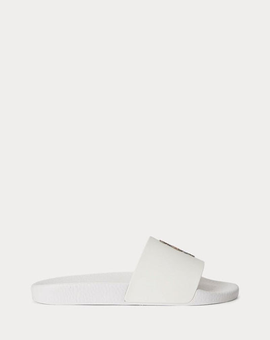 Ralph Lauren Polo Bear Slide LS White Beach Shop Bear 36