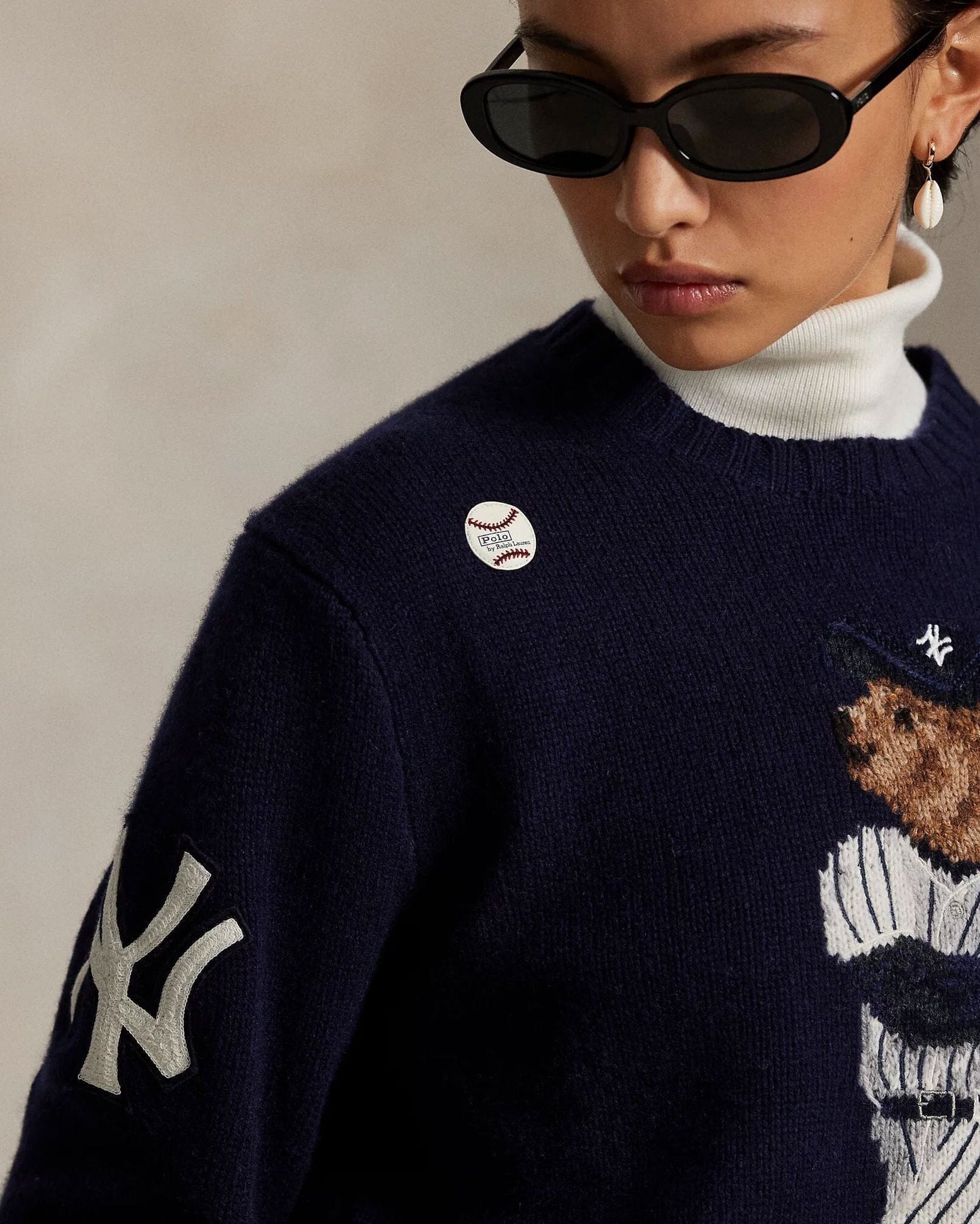 Ralph Lauren Polo Ralph Lauren Yankees Bear Sweater LS