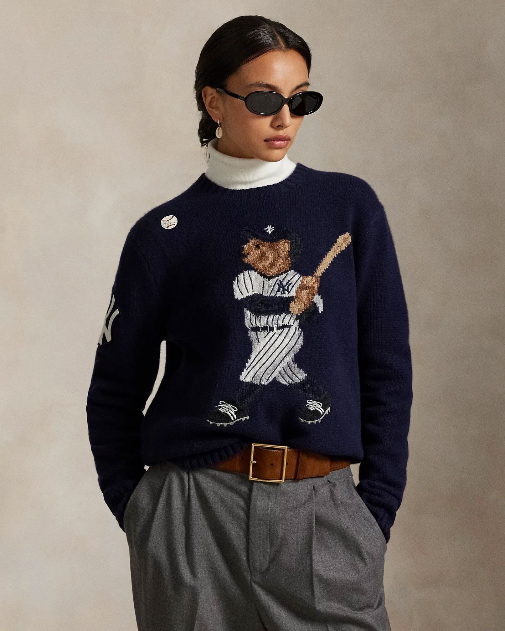Ralph Lauren Polo Ralph Lauren Yankees Bear Sweater LS