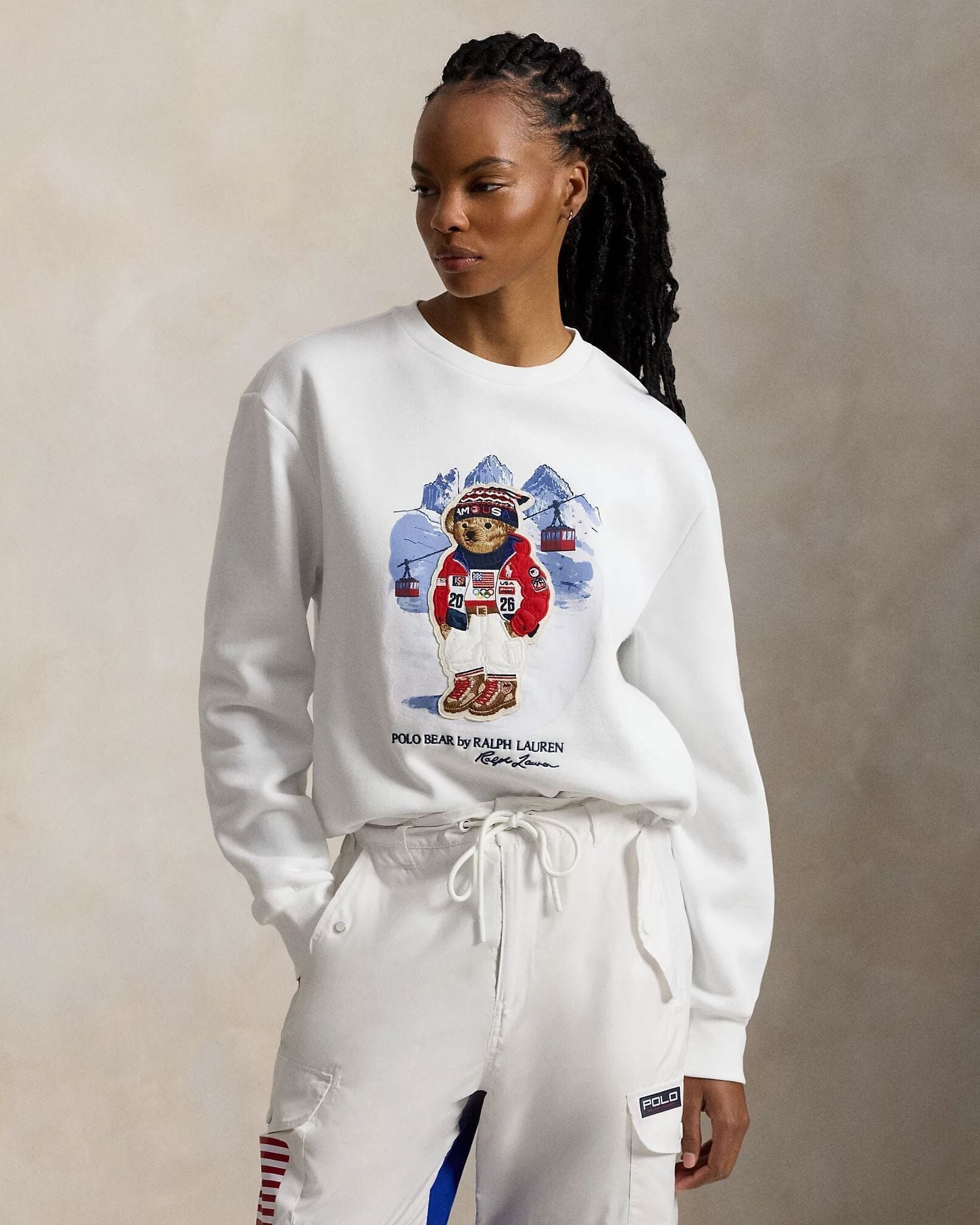 Ralph Lauren Team Usa Polo Bear Sweatshirt LS