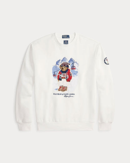 Ralph Lauren Team Usa Polo Bear Sweatshirt LS White S