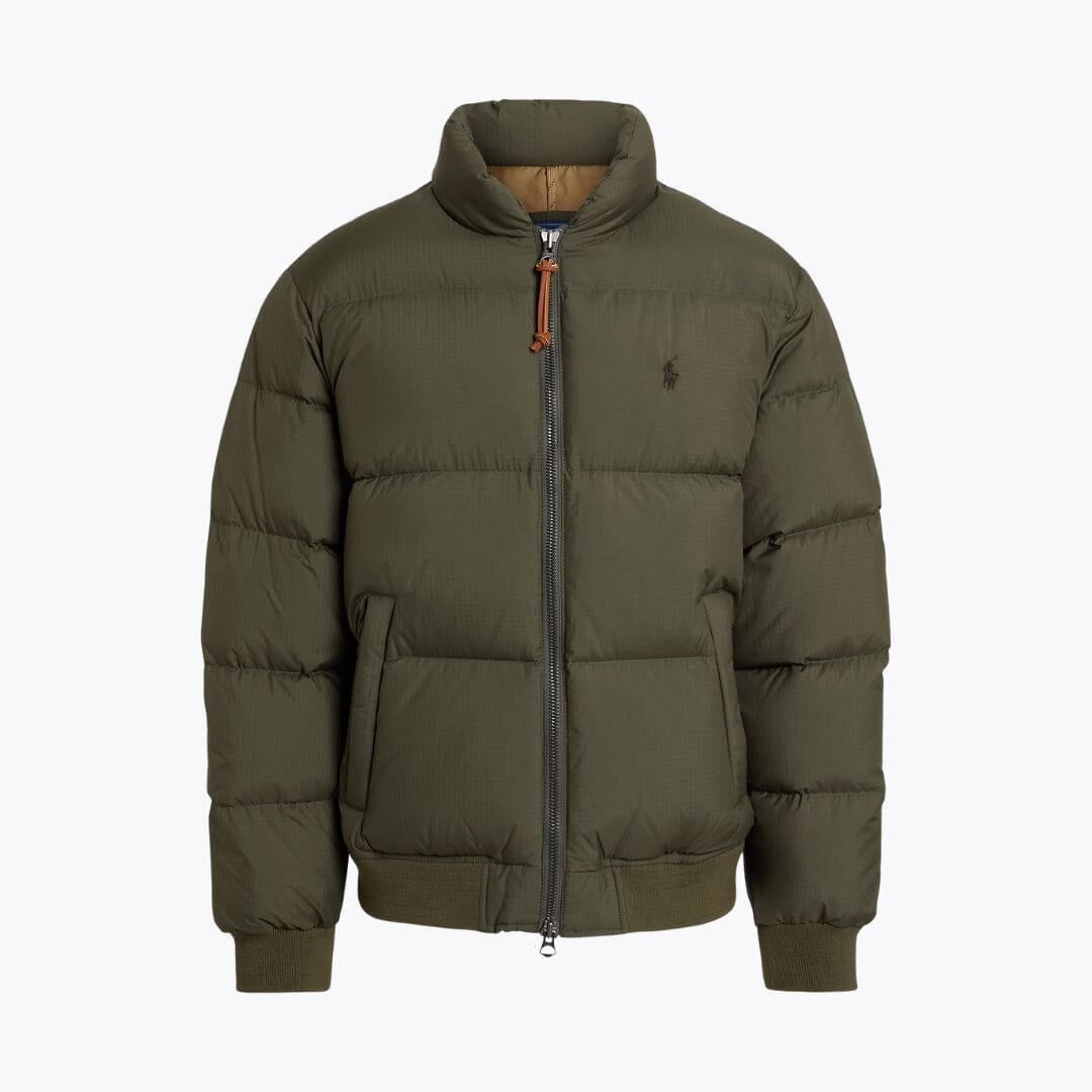 Ralph Lauren Textured Ripstop Down Jacket LS Ranger Green S