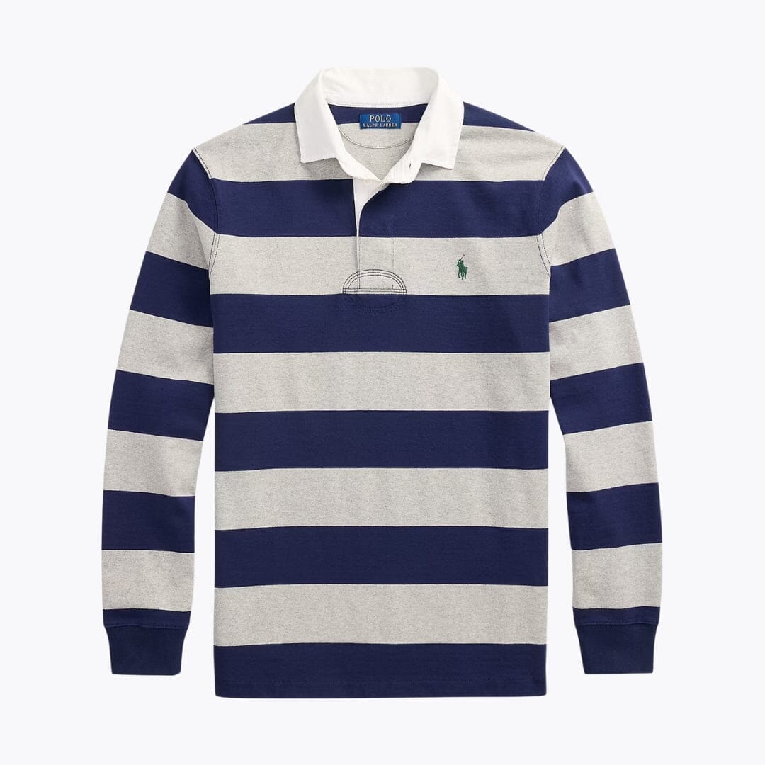 Ralph Lauren The Iconic Rugby Shirt LS Newport Navy/Grey S