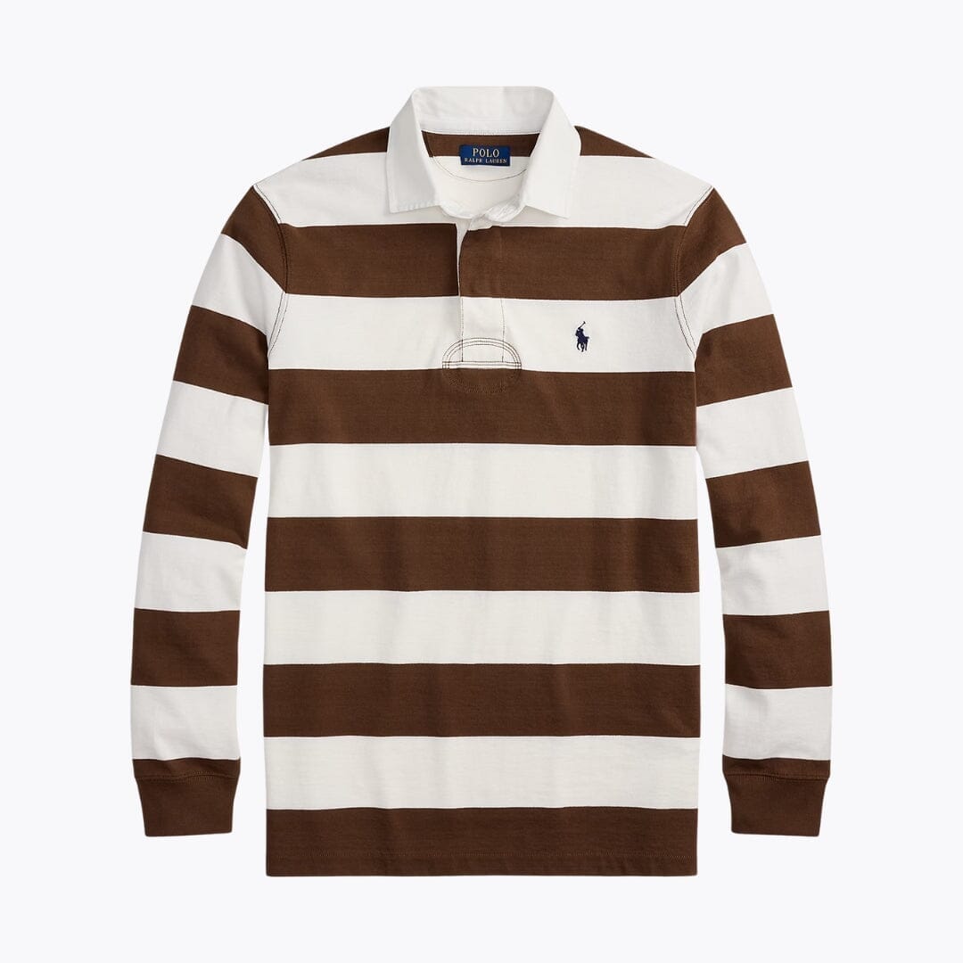 Ralph Lauren The Iconic Rugby Shirt LS Pale Russet/Cream S