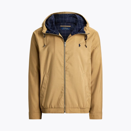 Ralph Lauren Twill Hooded Jacket LS Camel S