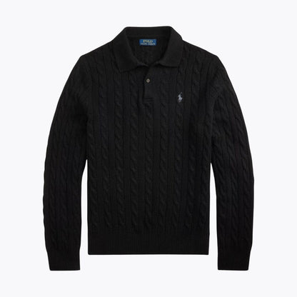 Ralph Lauren Wool–Cashmere Cable-Knit Jumper LS Black S