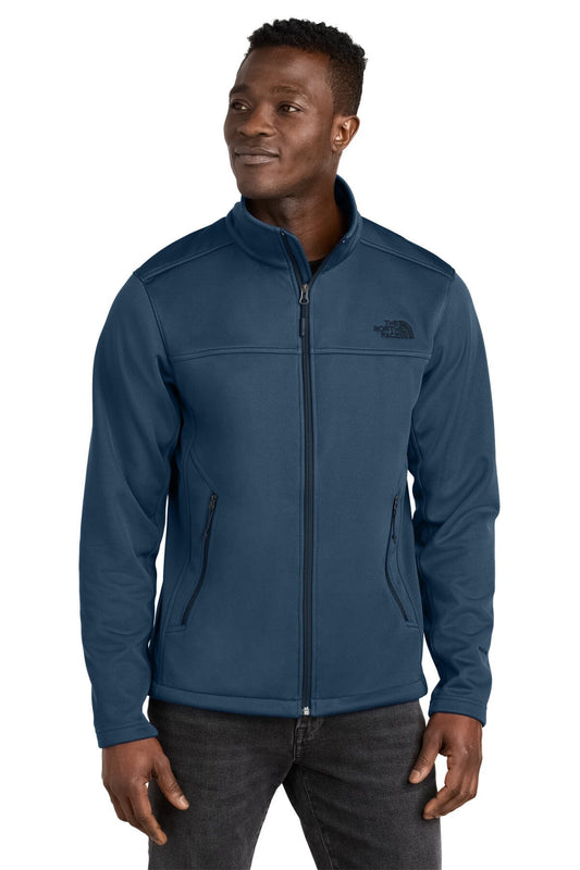 The North Face Chest Logo Ridgewall Soft Shell Jacket LS Shady Blue S