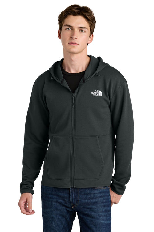 The North Face Double-Knit Full-Zip Hoodie LS Asphalt Grey S