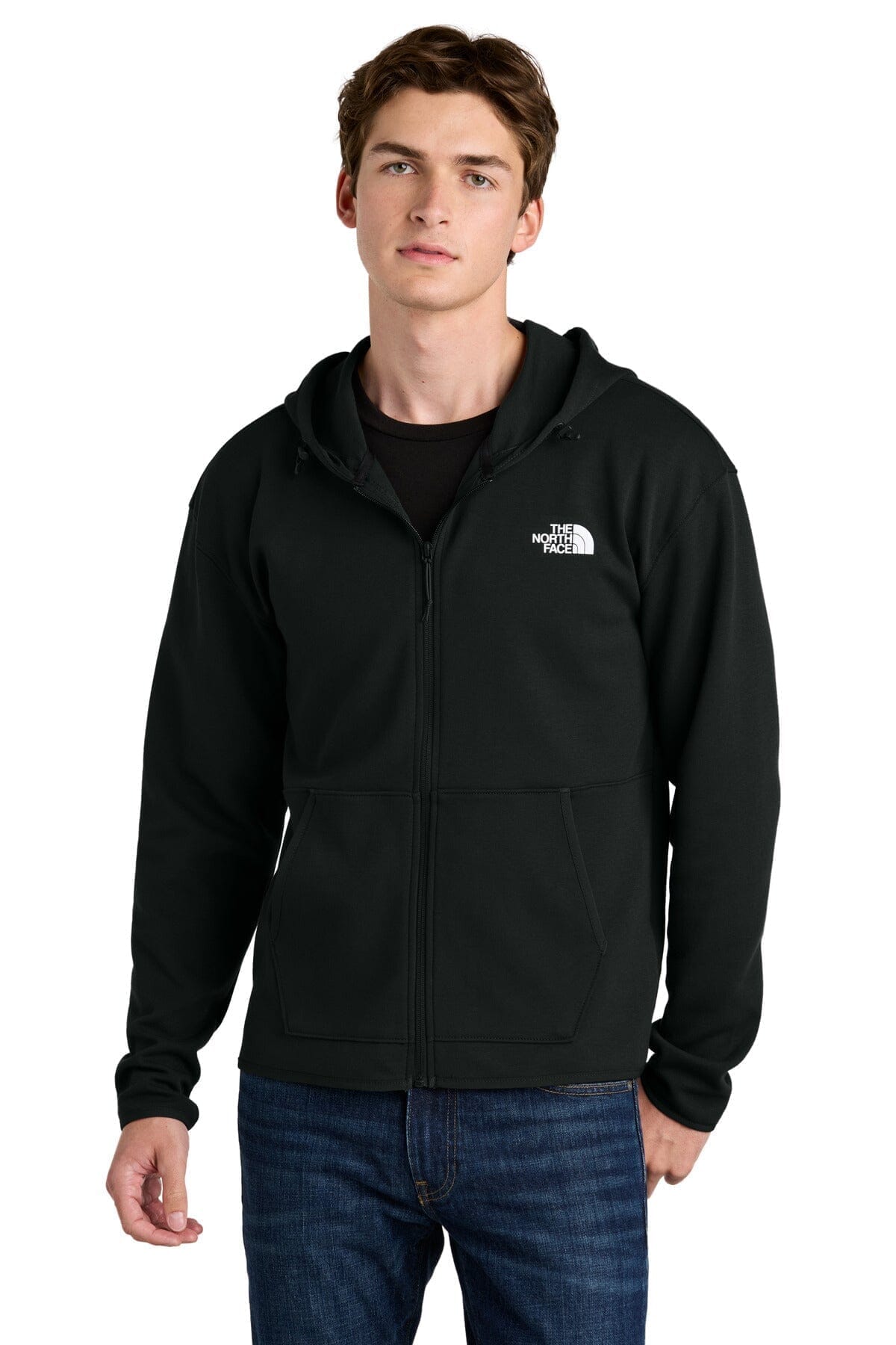 The North Face Double-Knit Full-Zip Hoodie LS Black S