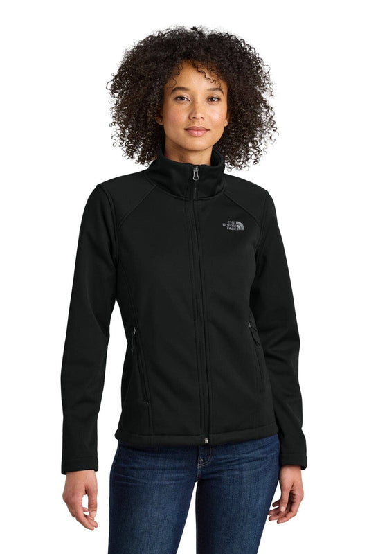 The North Face Women's Chest Logo Ridgewall Soft Shell Jacket LS Black S